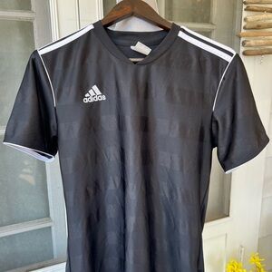 Adidas Men's Black and White Jersey